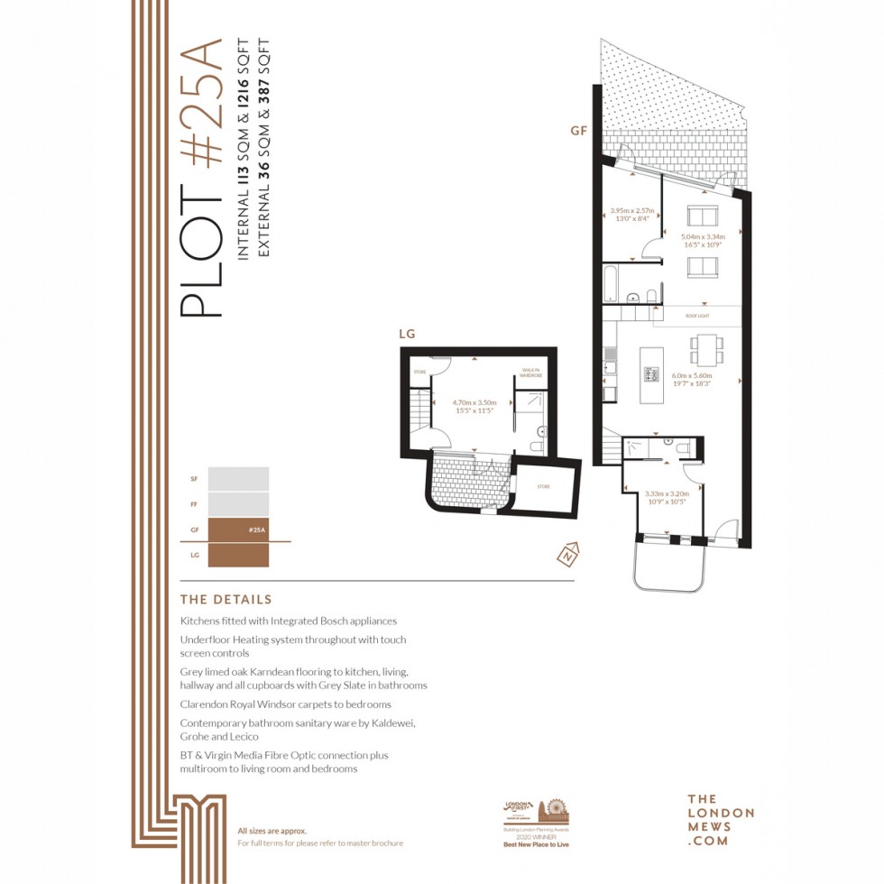 Floorplan for Unit 25a The London Mews, Finchley, N3