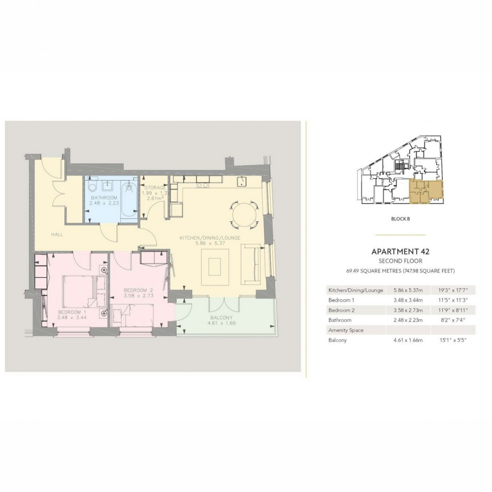 Floorplan for Unit 42b Whetstone Square, Whetstone, N20