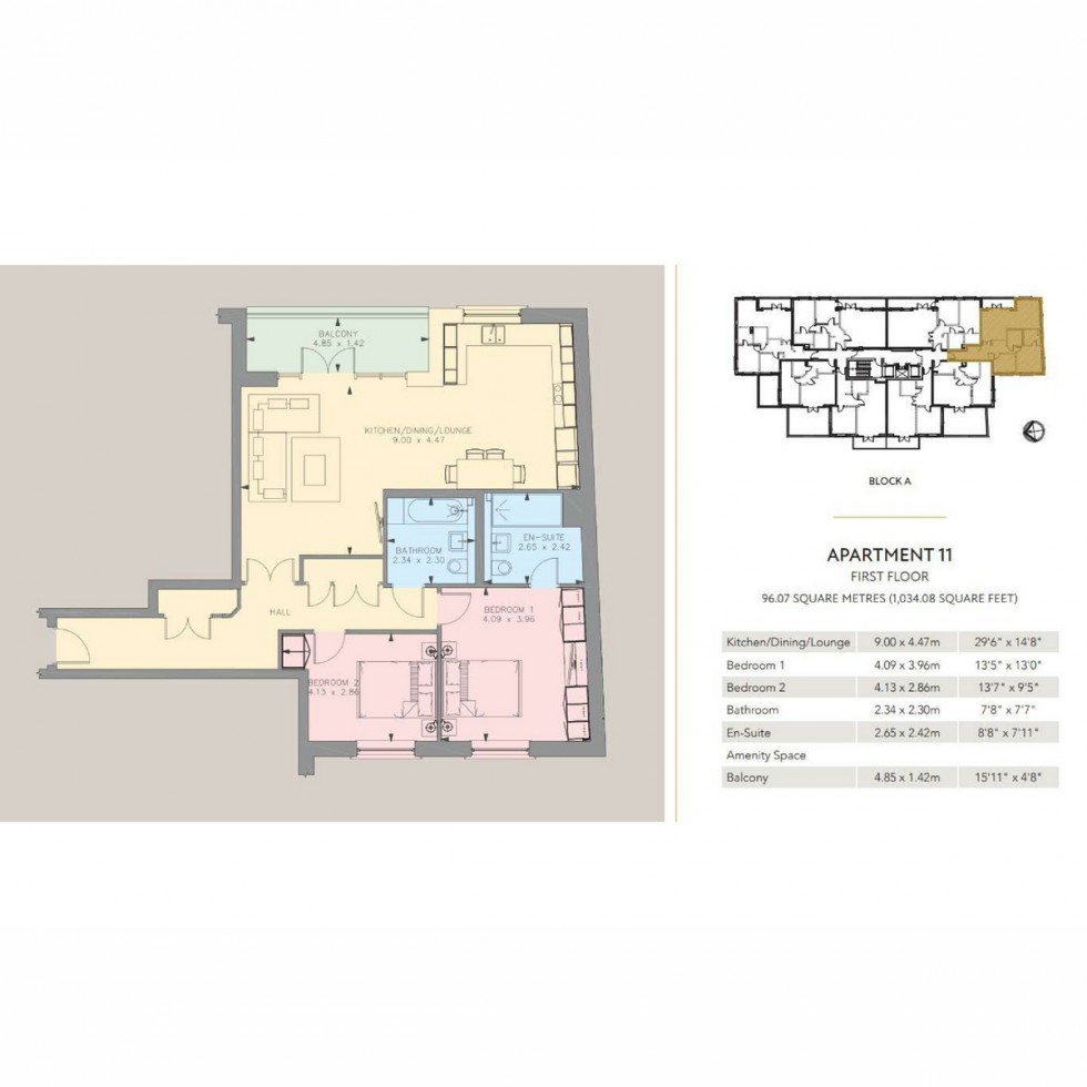 Floorplan for Unit 11a Whetstone Square, Whetstone, N20