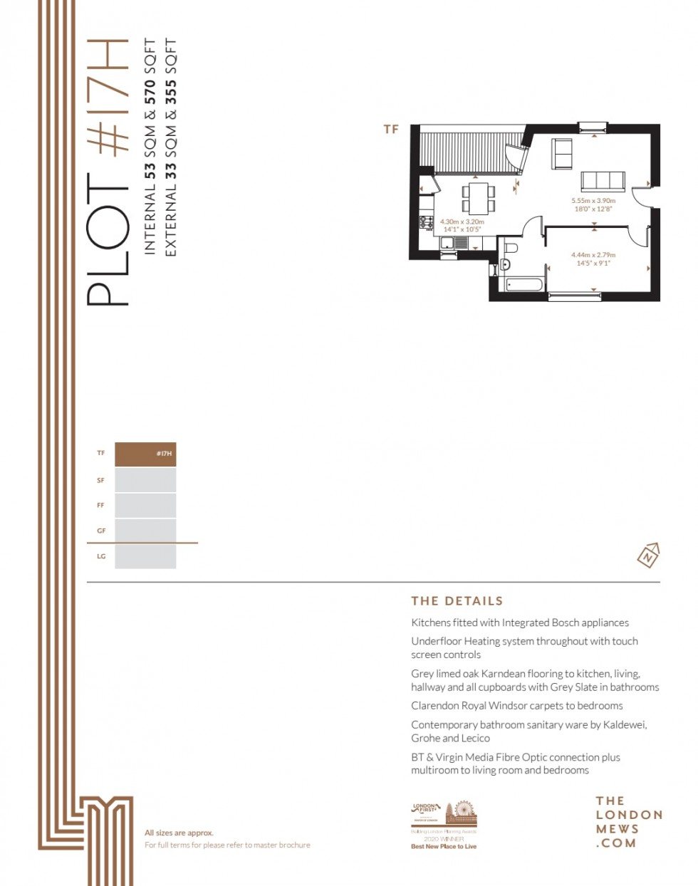 Floorplan for THE LONDON MEWS, FINCHLEY